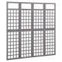 Biombo/Enrejado de 4 paneles madera de abeto gris 161x180 cm de vidaXL, Divisores de ambientes - Ref: Foro24-316487, Precio: ...