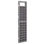 Biombo/Enrejado de 4 paneles madera de abeto gris 161x180 cm de vidaXL, Divisores de ambientes - Ref: Foro24-316487, Precio: ...