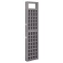Biombo/Enrejado de 5 paneles madera de abeto gris 201,5x180 cm de vidaXL, Divisores de ambientes - Ref: Foro24-316488, Precio...
