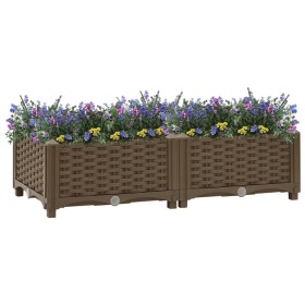 Arriate 80x40x23 cm polipropileno de vidaXL, Maceteros y jardineras - Ref: Foro24-316512, Precio: 42,10 €, Descuento: %