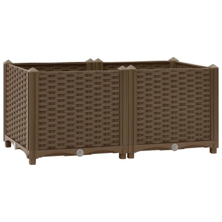 Arriate 80x40x38 cm polipropileno de vidaXL, Maceteros y jardineras - Ref: Foro24-316516, Precio: 48,94 €, Descuento: %
