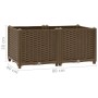 Arriate 80x40x38 cm polipropileno de vidaXL, Maceteros y jardineras - Ref: Foro24-316516, Precio: 48,94 €, Descuento: %