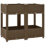 Arriate 80x40x71 cm polipropileno de vidaXL, Maceteros y jardineras - Ref: Foro24-316520, Precio: 75,92 €, Descuento: %