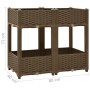 Arriate 80x40x71 cm polipropileno de vidaXL, Maceteros y jardineras - Ref: Foro24-316520, Precio: 75,92 €, Descuento: %