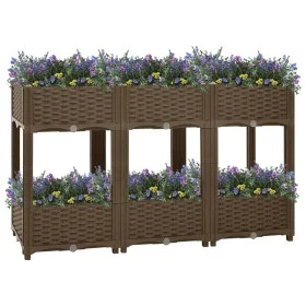 Arriate 120x40x71 cm polipropileno de vidaXL, Maceteros y jardineras - Ref: Foro24-316521, Precio: 99,26 €, Descuento: %