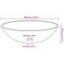 Lavabo grifo tapón pulsador cristal templado marrón de vidaXL, Lavabos - Ref: Foro24-3098455, Precio: 93,88 €, Descuento: %