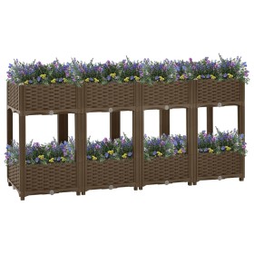 Arriate 160x40x71 cm polipropileno de vidaXL, Maceteros y jardineras - Ref: Foro24-316522, Precio: 126,12 €, Descuento: %
