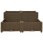 Arriate 80x80x38 cm polipropileno de vidaXL, Maceteros y jardineras - Ref: Foro24-316523, Precio: 67,08 €, Descuento: %