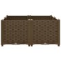 Arriate de polipropileno 80x80x38 cm de vidaXL, Maceteros y jardineras - Ref: Foro24-316525, Precio: 58,70 €, Descuento: %