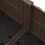 Arriate de polipropileno 80x80x38 cm de vidaXL, Maceteros y jardineras - Ref: Foro24-316525, Precio: 58,70 €, Descuento: %