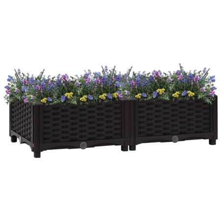 Arriate 80x40x23 cm polipropileno de vidaXL, Maceteros y jardineras - Ref: Foro24-316527, Precio: 39,72 €, Descuento: %