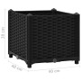 Arriate 40x40x38 cm polipropileno de vidaXL, Maceteros y jardineras - Ref: Foro24-316530, Precio: 34,40 €, Descuento: %