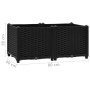 Arriate 80x40x38 cm polipropileno de vidaXL, Maceteros y jardineras - Ref: Foro24-316531, Precio: 57,44 €, Descuento: %