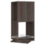 Armario giratorio aglomerado gris y Sonoma 34,5x34,5x75,5 cm de vidaXL, Librerías y estanterías - Ref: Foro24-339561, Precio:...