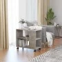 Concrete gray plywood side table 70x35x55 cm by vidaXL, Side tables - Ref: Foro24-802124, Price: 45,35 €, Discount: %