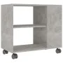 Concrete gray plywood side table 70x35x55 cm by vidaXL, Side tables - Ref: Foro24-802124, Price: 45,35 €, Discount: %