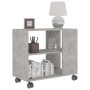 Mesa auxiliar de madera contrachapada gris hormigón 70x35x55 cm de vidaXL, Mesas auxiliares - Ref: Foro24-802124, Precio: 46,...