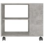 Mesa auxiliar de madera contrachapada gris hormigón 70x35x55 cm de vidaXL, Mesas auxiliares - Ref: Foro24-802124, Precio: 46,...