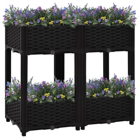 Arriate 80x40x71 cm polipropileno de vidaXL, Maceteros y jardineras - Ref: Foro24-316535, Precio: 79,30 €, Descuento: %