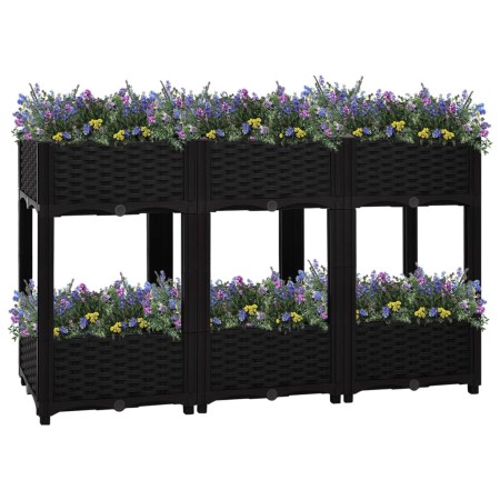 Arriate 120x40x71 cm polipropileno de vidaXL, Maceteros y jardineras - Ref: Foro24-316536, Precio: 92,83 €, Descuento: %