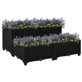 Blumenbeet 80x80x38 cm Polypropylen von vidaXL, Töpfe und Pflanzgefäße - Ref: Foro24-316538, Preis: 68,55 €, Rabatt: %