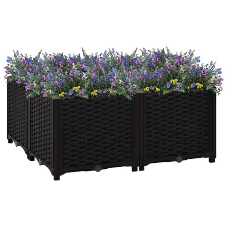 Arriate 80x80x38 cm polipropileno de vidaXL, Maceteros y jardineras - Ref: Foro24-316540, Precio: 67,91 €, Descuento: %