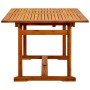Mesa de comedor jardín madera maciza acacia (150-200)x100x75cm de vidaXL, Mesas de jardín - Ref: Foro24-316564, Precio: 332,9...