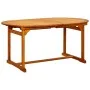 Mesa de comedor jardín madera maciza acacia (160-240)x100x75 cm de vidaXL, Mesas de jardín - Ref: Foro24-316565, Precio: 348,...