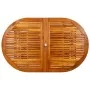 Mesa de comedor jardín madera maciza acacia (160-240)x100x75 cm de vidaXL, Mesas de jardín - Ref: Foro24-316565, Precio: 348,...