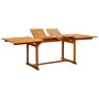 Garten-Esstisch aus massivem Akazienholz (160-240) x 100 x 75 cm von vidaXL, Gartentische - Ref: Foro24-316566, Preis: 358,03...