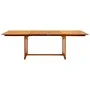 Garten-Esstisch aus massivem Akazienholz (160-240) x 100 x 75 cm von vidaXL, Gartentische - Ref: Foro24-316566, Preis: 358,03...
