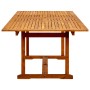 Mesa de comedor jardín madera maciza acacia (160-240)x100x75 cm de vidaXL, Mesas de jardín - Ref: Foro24-316566, Precio: 353,...