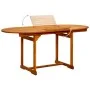 Mesa de comedor jardín madera maciza acacia (120-170)x80x75 cm de vidaXL, Mesas de jardín - Ref: Foro24-316567, Precio: 254,0...
