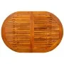 Mesa de comedor jardín madera maciza acacia (120-170)x80x75 cm de vidaXL, Mesas de jardín - Ref: Foro24-316567, Precio: 254,0...
