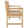Banco de jardín de madera maciza de teca 114 cm de vidaXL, Bancos de jardín - Ref: Foro24-316622, Precio: 178,26 €, Descuento: %