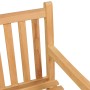 Banco de jardín de madera maciza de teca 114 cm de vidaXL, Bancos de jardín - Ref: Foro24-316622, Precio: 179,88 €, Descuento: %
