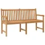 Solid teak wood garden bench 150 cm by vidaXL, garden benches - Ref: Foro24-316623, Price: 227,63 €, Discount: %