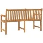 Solid teak wood garden bench 150 cm by vidaXL, garden benches - Ref: Foro24-316623, Price: 227,63 €, Discount: %