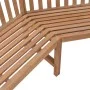 Banco de esquina de jardín madera maciza teca 185x185x90 cm de vidaXL, Bancos de jardín - Ref: Foro24-316625, Precio: 506,47 ...