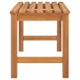 Banco de jardín de madera maciza de teca 114 cm de vidaXL, Bancos de jardín - Ref: Foro24-316626, Precio: 147,02 €, Descuento: %