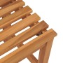 Banco de jardín de madera maciza de teca 114 cm de vidaXL, Bancos de jardín - Ref: Foro24-316626, Precio: 147,02 €, Descuento: %