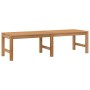 Banco de jardín de madera maciza de teca 150 cm de vidaXL, Bancos de jardín - Ref: Foro24-316627, Precio: 171,86 €, Descuento: %