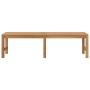 Banco de jardín de madera maciza de teca 150 cm de vidaXL, Bancos de jardín - Ref: Foro24-316627, Precio: 171,86 €, Descuento: %