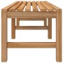 Banco de jardín de madera maciza de teca 150 cm de vidaXL, Bancos de jardín - Ref: Foro24-316627, Precio: 171,86 €, Descuento: %