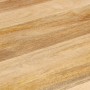Mesa de comedor redonda de madera maciza de mango 110x76 cm de vidaXL, Mesas de cocina y de comedor - Ref: Foro24-321699, Pre...