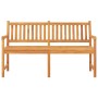 Banco de jardín 3 plazas con mesa madera maciza de teca 150 cm de vidaXL, Bancos de jardín - Ref: Foro24-316631, Precio: 370,...