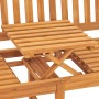 Banco de jardín 3 plazas con mesa madera maciza de teca 150 cm de vidaXL, Bancos de jardín - Ref: Foro24-316631, Precio: 370,...