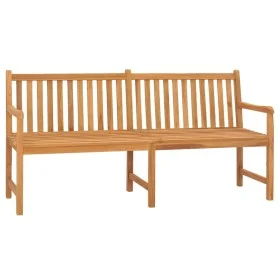 Banco de jardín de madera maciza de teca 180 cm de vidaXL, Bancos de jardín - Ref: Foro24-316632, Precio: 294,70 €, Descuento: %