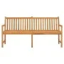 Banco de jardín de madera maciza de teca 180 cm de vidaXL, Bancos de jardín - Ref: Foro24-316632, Precio: 294,70 €, Descuento: %