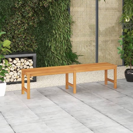 Banco de jardín de madera maciza de teca 180 cm de vidaXL, Bancos de jardín - Ref: Foro24-316633, Precio: 196,47 €, Descuento: %